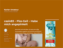 Tablet Screenshot of kaviar-amateur.com